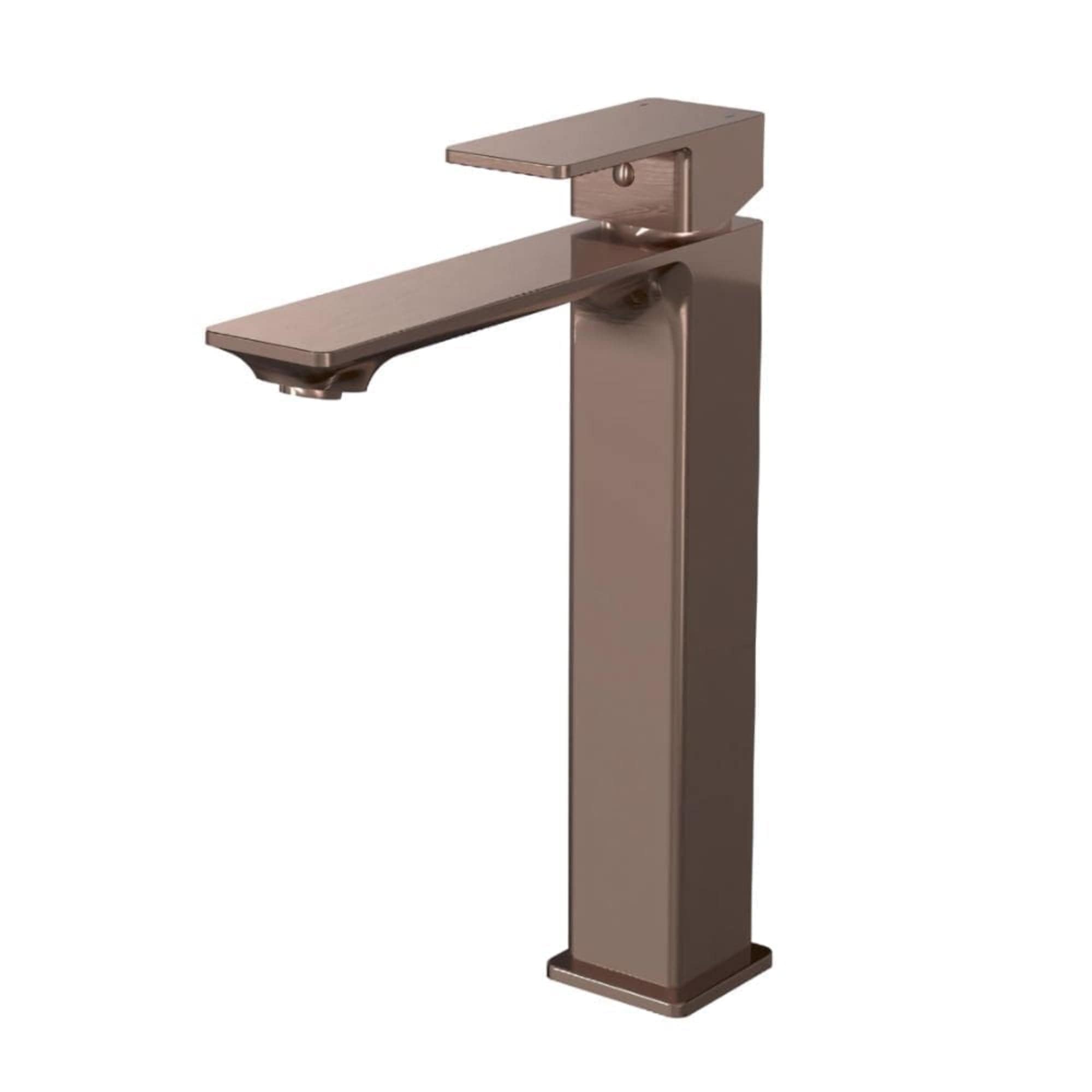 VikingBad Ask Høy Servantbatteri H280mm Børstet rosegull VikingBad Servantbatteri VB-005870-08