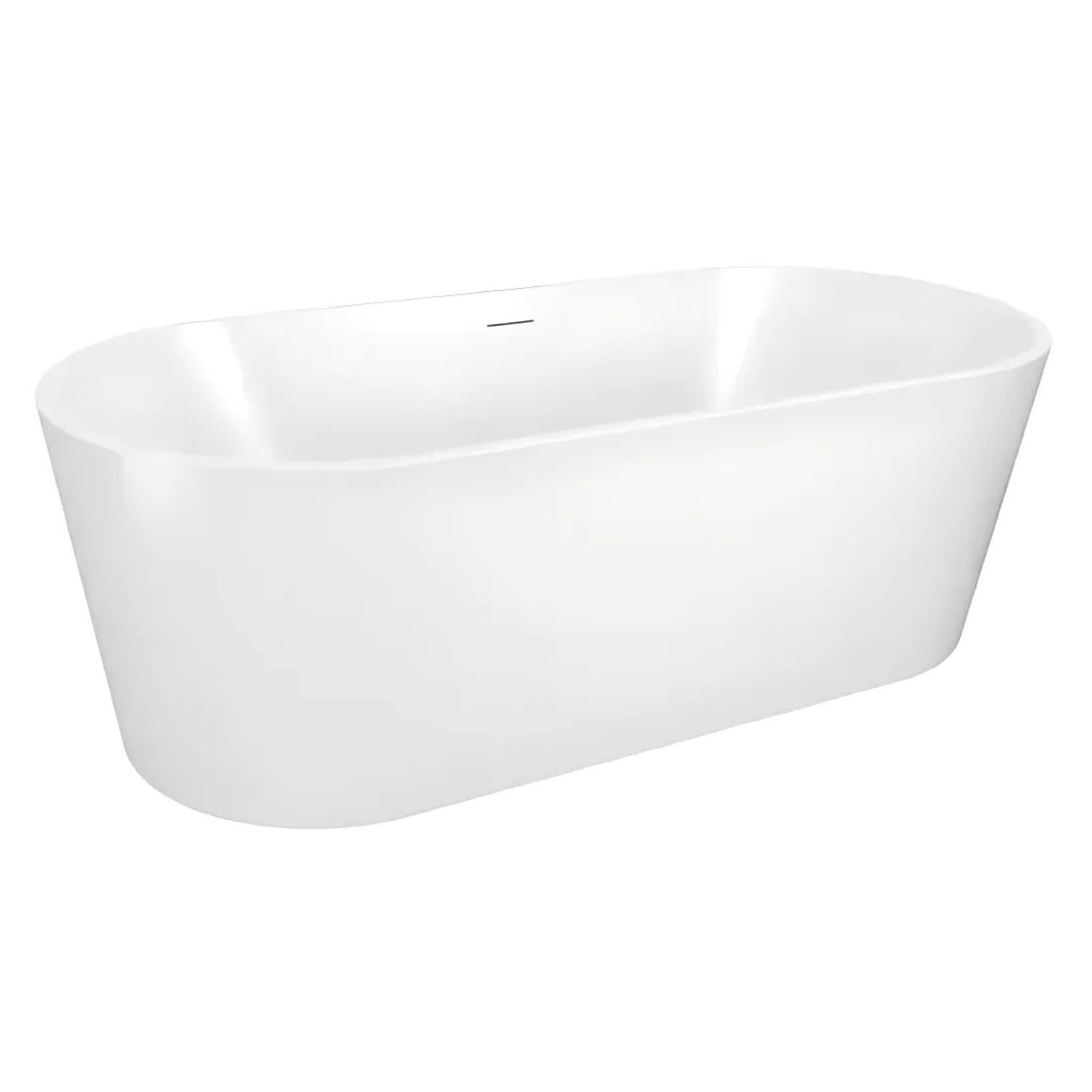 VikingBad Badekar Ellipse 177 Hvit / 177cm VikingBad Frittstående badekar VB-016334-01