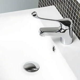 Vikingbad blandebatterihendel lang krom