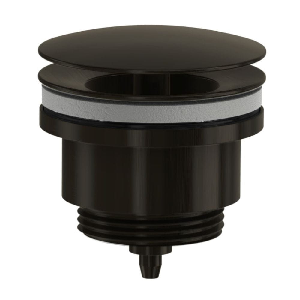 VikingBad Bunnventil servant uten lukking Børstet svart VikingBad Bunnventil VB-011390-05