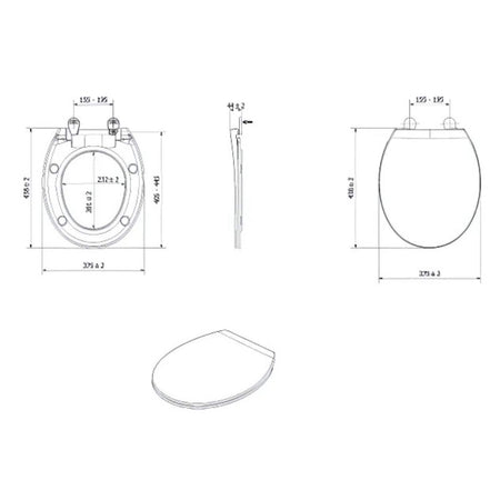 VikingBad CIBA Slim Toalettsete