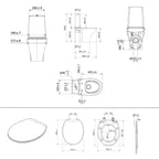 VikingBad Ciba Toalett med soft-close sete