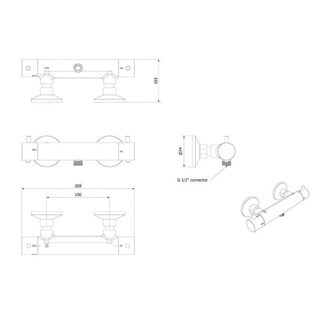 VikingBad NORE Dusjbatteri