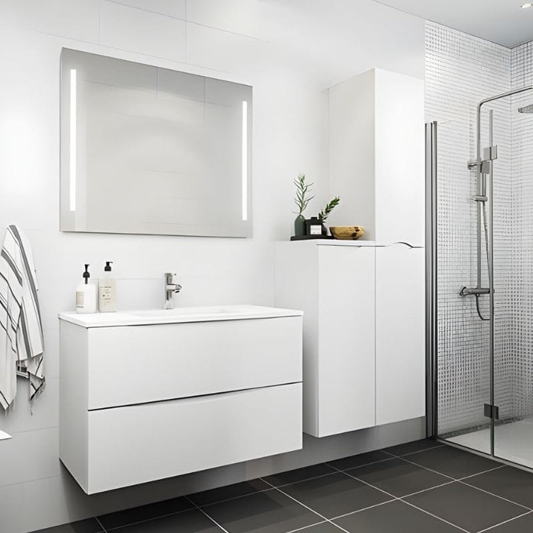 VikingBad ELI Servantskap Hvit Matt