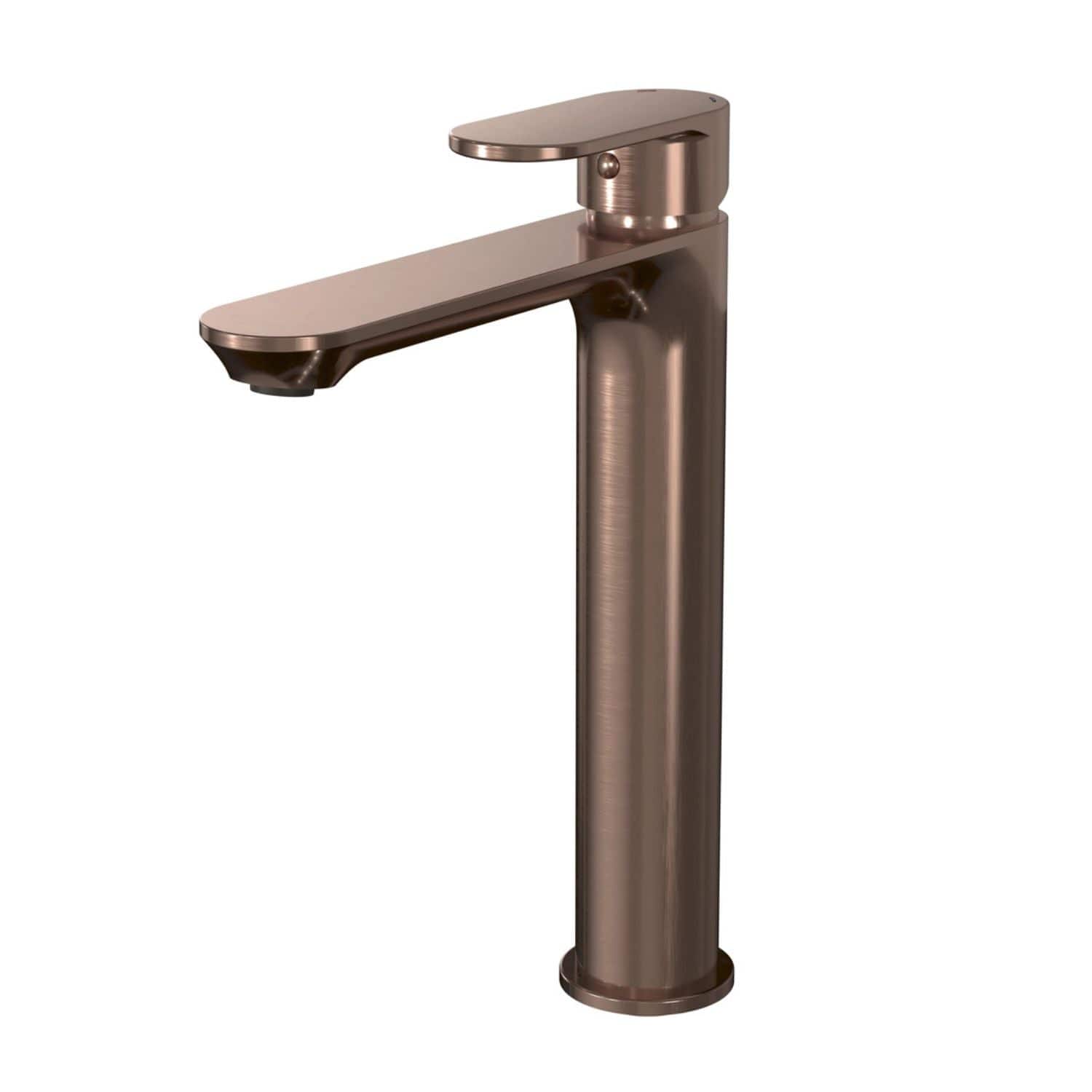 VikingBad Embla Høy Servantbatteri H297mm Børstet rosegull VikingBad Servantbatteri VB-005872-08