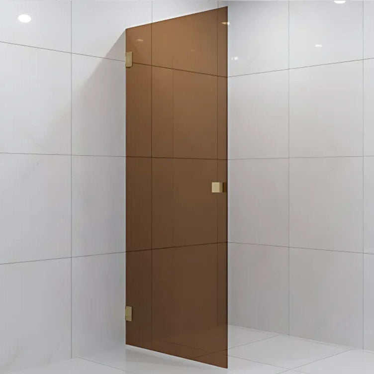 Vikingbad Emil Dusjdør Rett - Farget glass