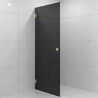 Vikingbad Emil Dusjdør Rett - Farget glass