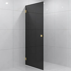 Vikingbad Emil Dusjdør Rett - Farget glass