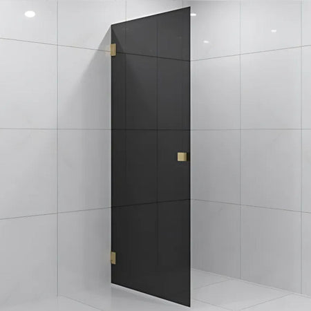 Vikingbad Emil Dusjdør Rett - Farget glass