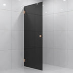 Vikingbad Emil Dusjdør Rett - Farget glass