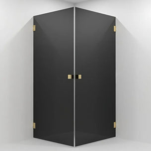 VikingBad Emil Dusjhjørne Rett - Farget glass