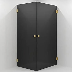 VikingBad Emil Dusjhjørne Rett - Farget glass