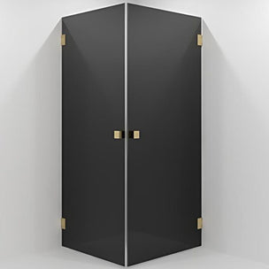 VikingBad Emil Dusjhjørne Rett - Farget glass