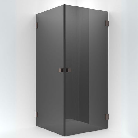 VikingBad Emil Dusjhjørne Rett - Farget glass