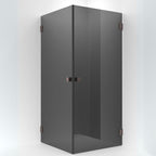 VikingBad Emil Dusjhjørne Rett - Farget glass