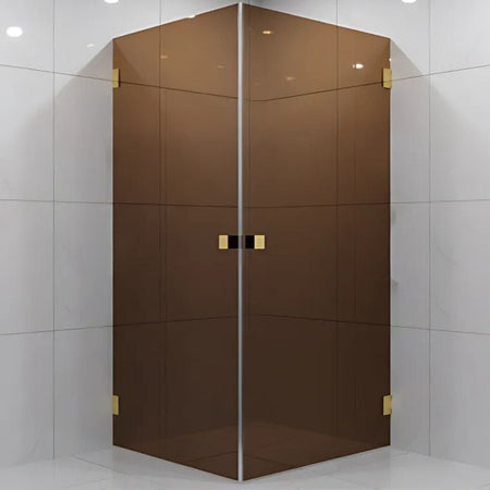 VikingBad Emil Dusjhjørne Rett - Farget glass