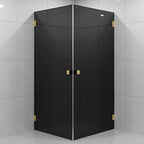 VikingBad Emil Dusjhjørne Rett - Farget glass