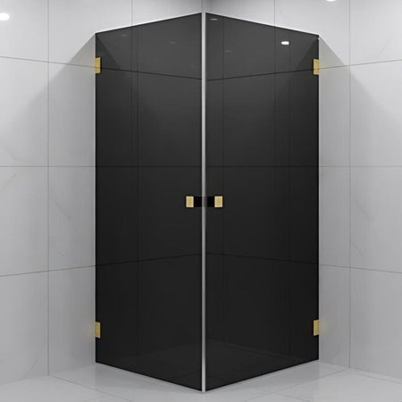 VikingBad Emil Dusjhjørne Rett - Farget glass