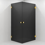 VikingBad Emil Dusjhjørne Rett - Farget glass