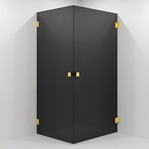 VikingBad Emil Dusjhjørne Rett - Farget glass