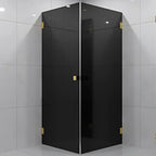 VikingBad Emil Dusjhjørne Rett - Farget glass