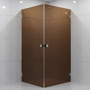 VikingBad Emil Dusjhjørne Rett - Farget glass