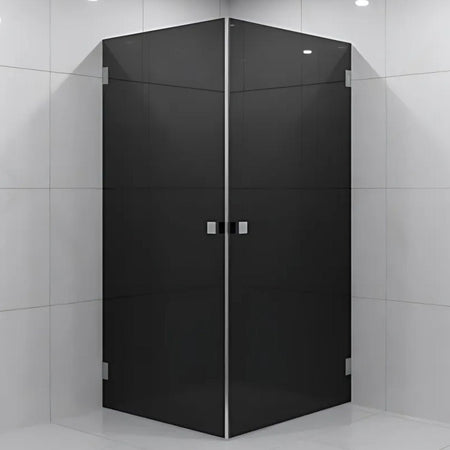 VikingBad Emil Dusjhjørne Rett - Farget glass