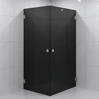 VikingBad Emil Dusjhjørne Rett - Farget glass