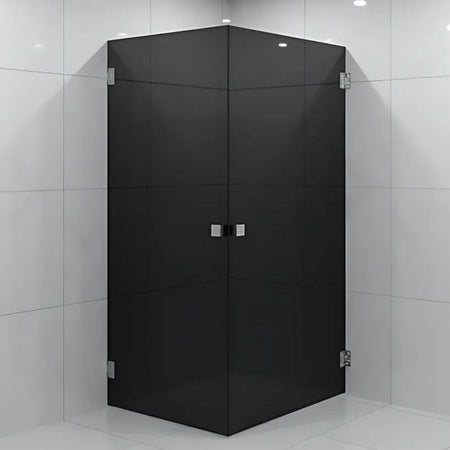 VikingBad Emil Dusjhjørne Rett - Farget glass