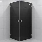 VikingBad Emil Dusjhjørne Rett - Farget glass