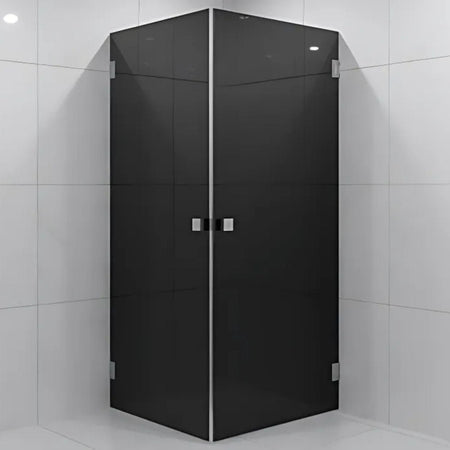 VikingBad Emil Dusjhjørne Rett - Farget glass