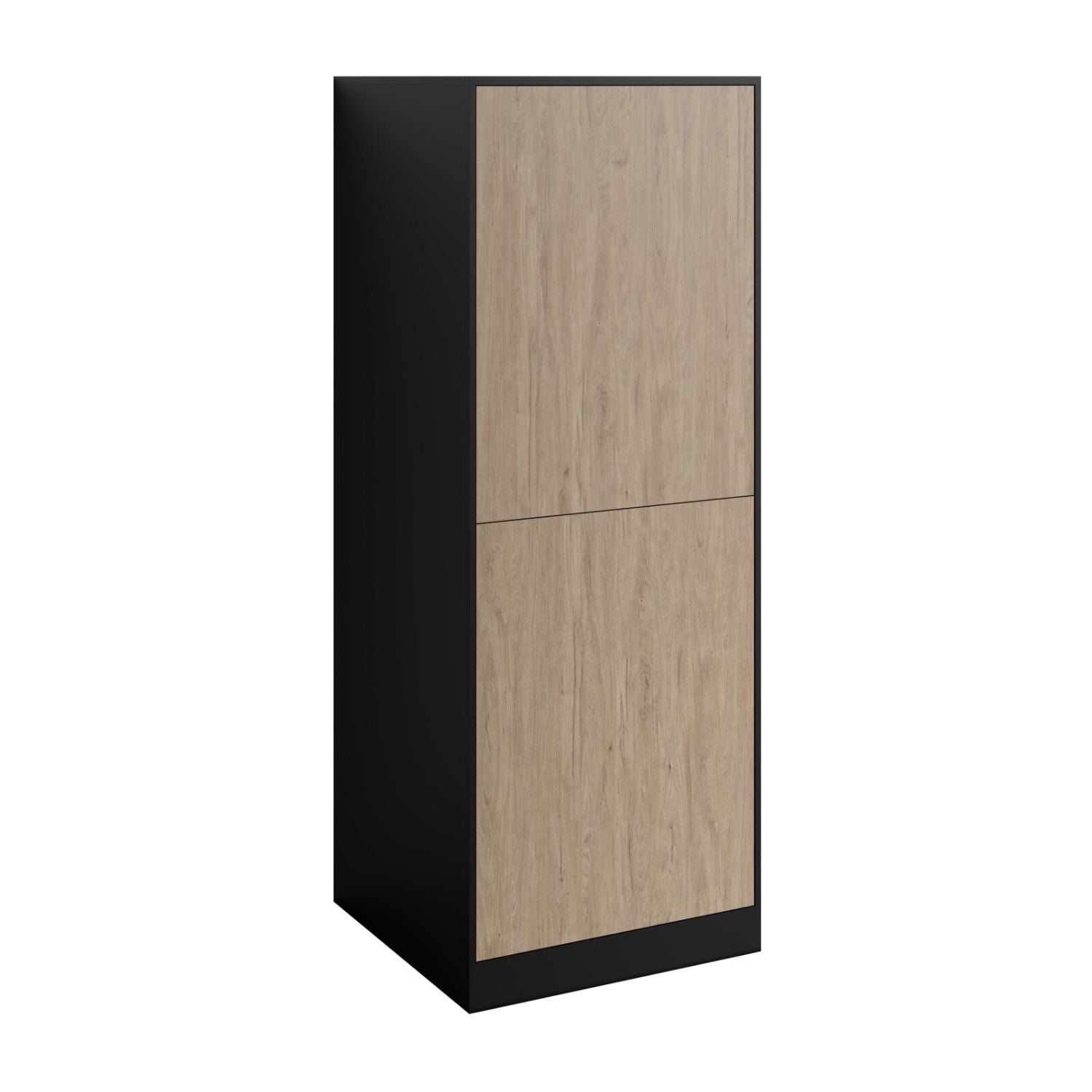 VikingBad Fay Høy Innbyggingsskap Svart matt/eik VikingBad VB-119204