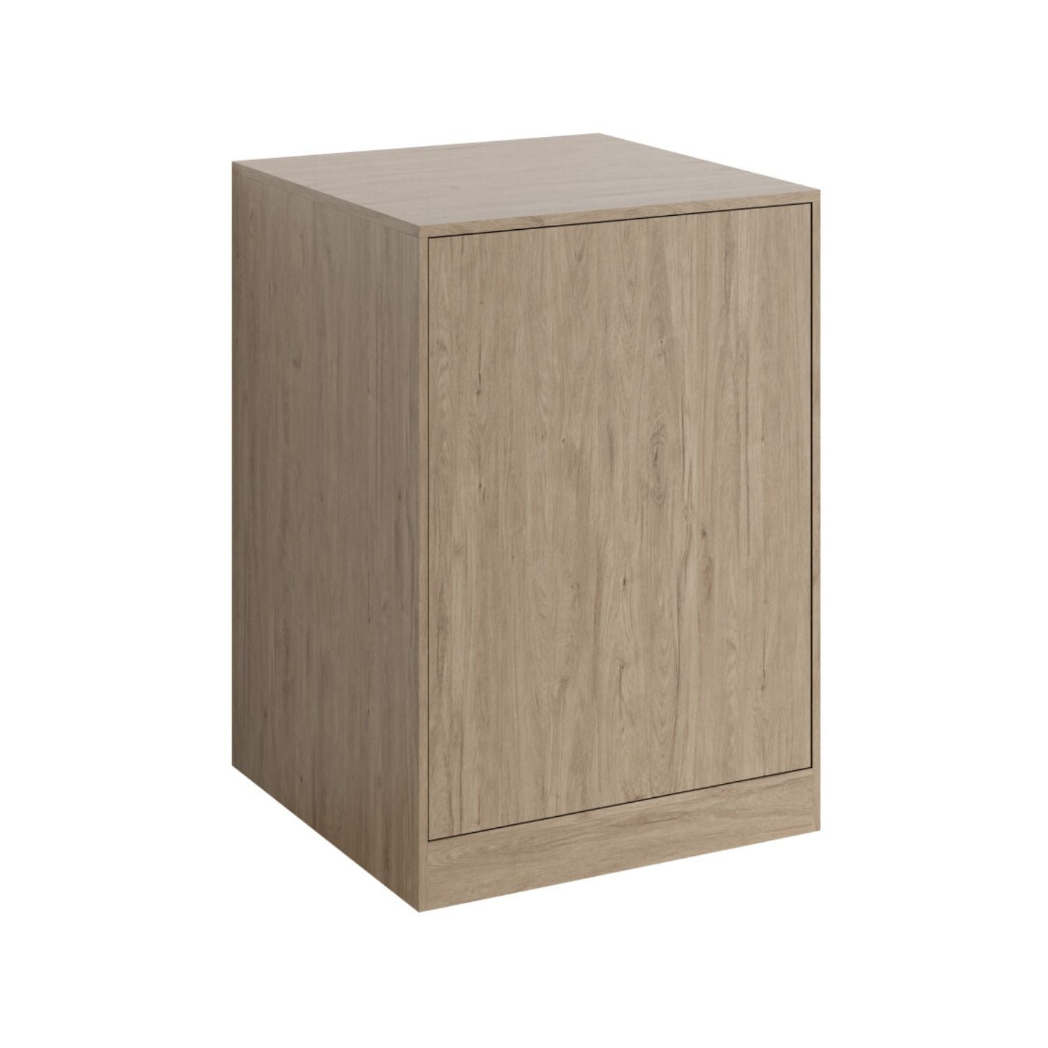 VikingBad Fay Lavt Innbyggingsskap med Hyller Eik VikingBad VB-119151