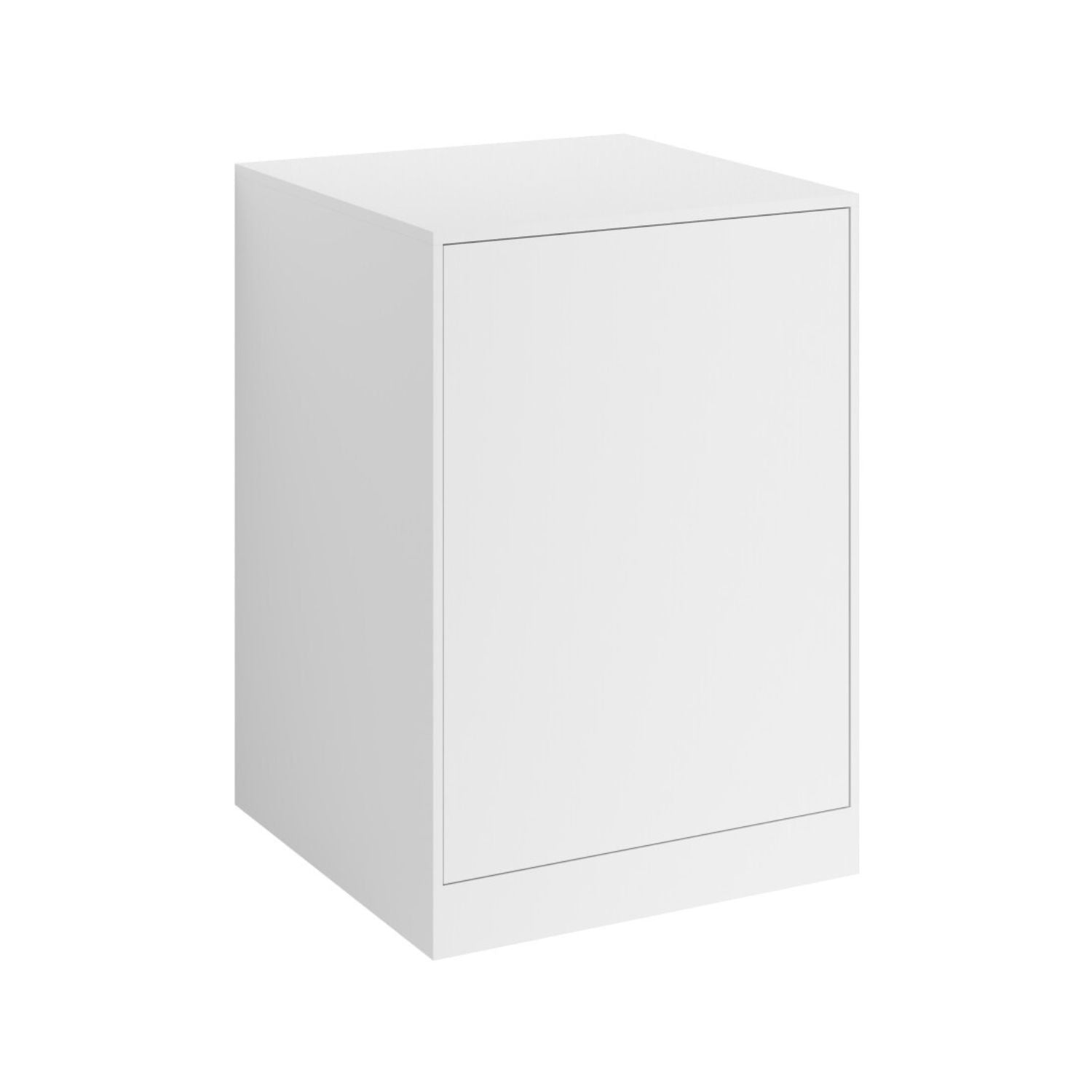 VikingBad Fay Lavt Innbyggingsskap med Hyller Hvit matt VikingBad VB-119150