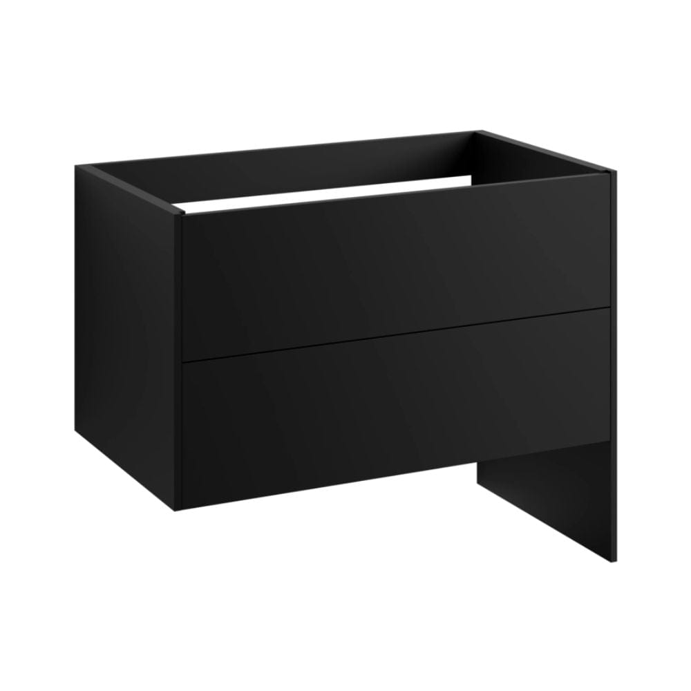 VikingBad Fay Servantskap med Lang Sideplate Svart matt / 100cm VikingBad Servantskap VB-119357