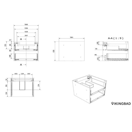 VikingBad Fay Servantskap med Lang Sideplate