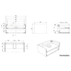 VikingBad Fay Servantskap med Lang Sideplate