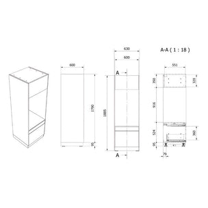 VikingBad Fay Slett Enkel Innbygginsskap
