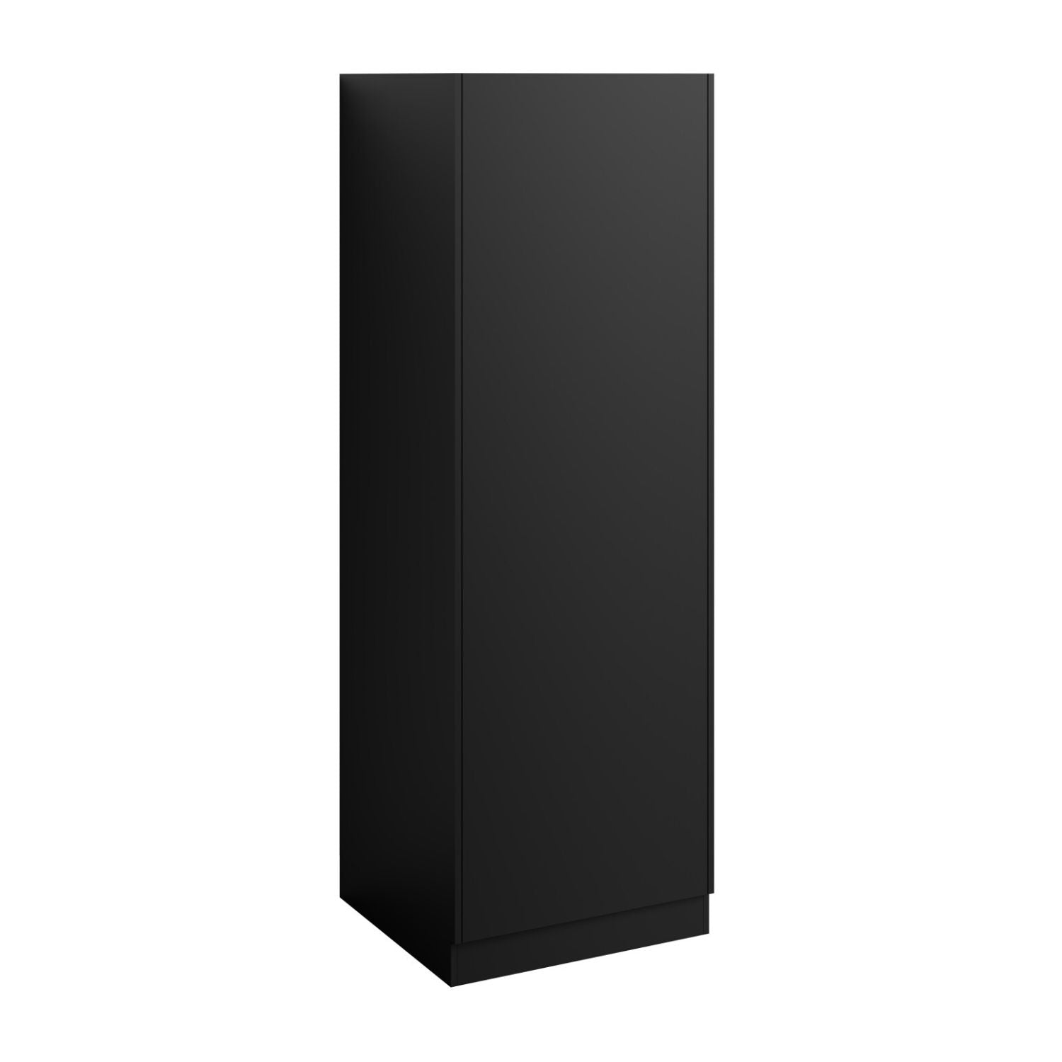 VikingBad Fay Slett Høyskap med Grunne Hyller Svart matt VikingBad Høyskap bad VB-119134