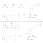 VikingBad Håndtak Fatt Universal B200-808mm