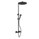 VikingBad Hedda Rainshower Rund Svart matt Bad.no VB-116997