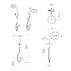 VikingBad Hedda Rainshower Rund