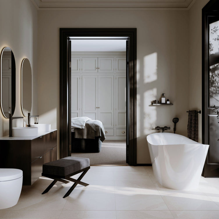 VikingBad Holviga Frittstående Badekar 170cm