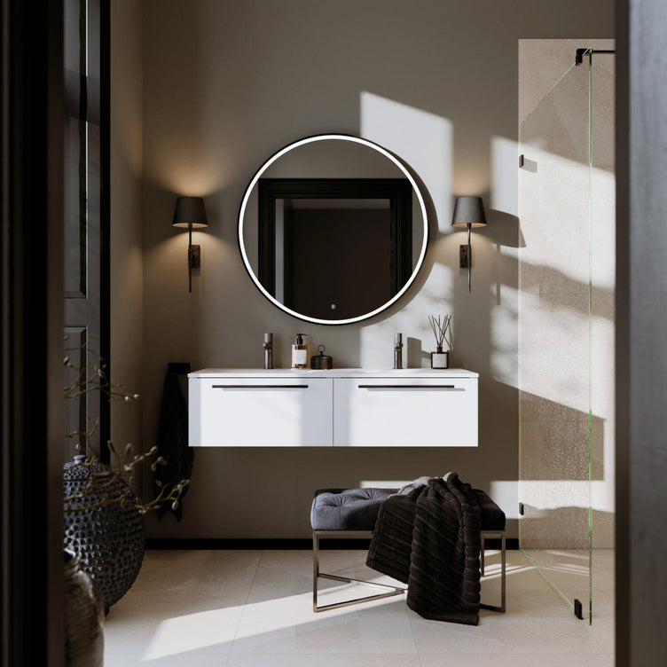 VikingBad Iris Speil med LED lys