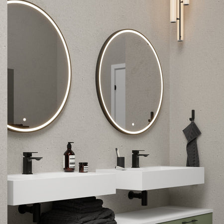 VikingBad Iris Speil med LED lys