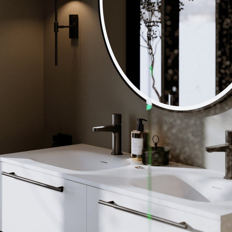 VikingBad Iris Speil med LED lys