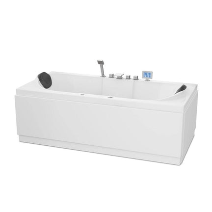 VikingBad Kong Massasjebad 180-190 Hvit / 180cm / Standard VikingBad Boblebadekar VB-107906