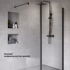 VikingBad Liam Glassfelt Rett H192,5cm uten veggprofil