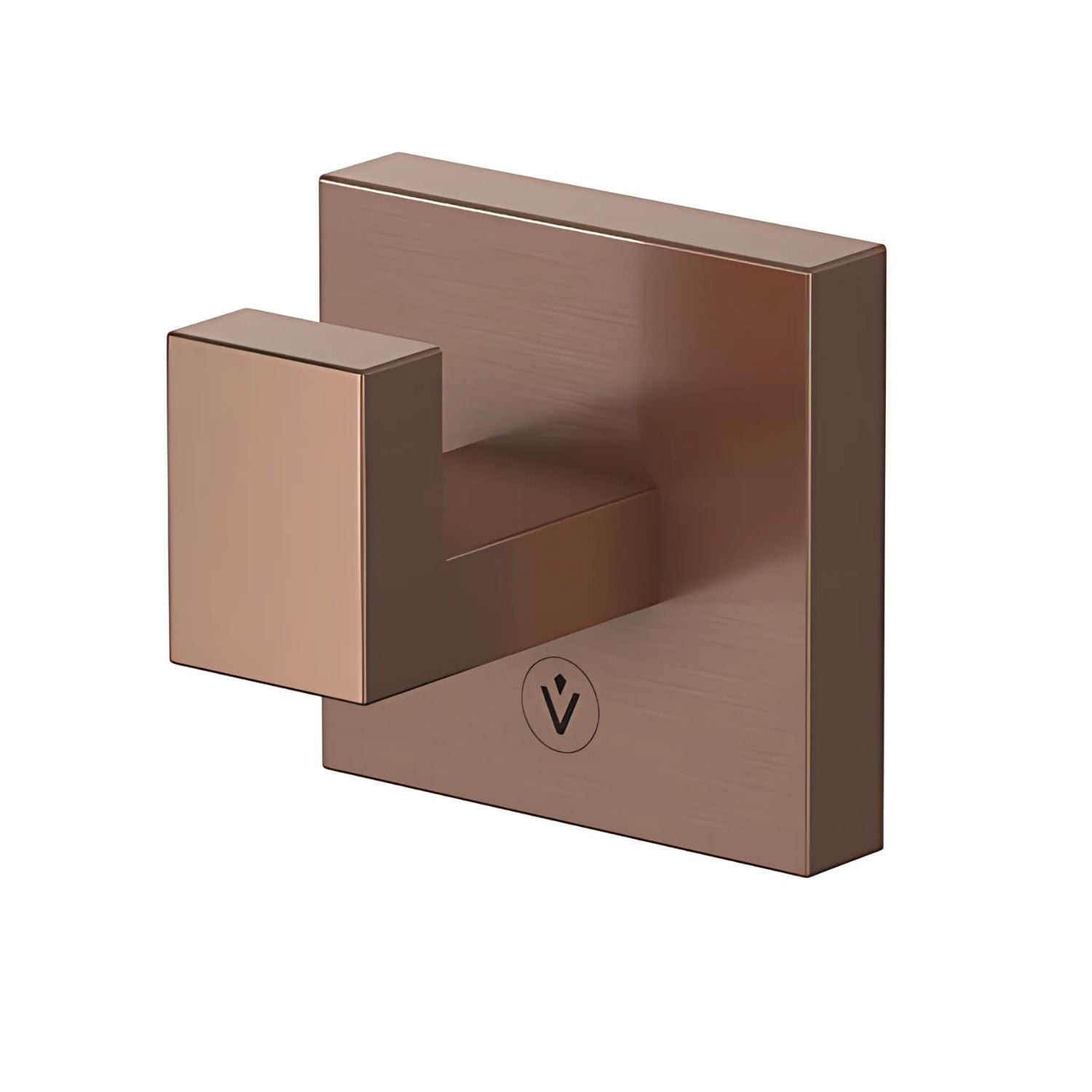 VikingBad Luna Rett Håndkleknagg Børstet roségull VikingBad Knagger VB-017927-08