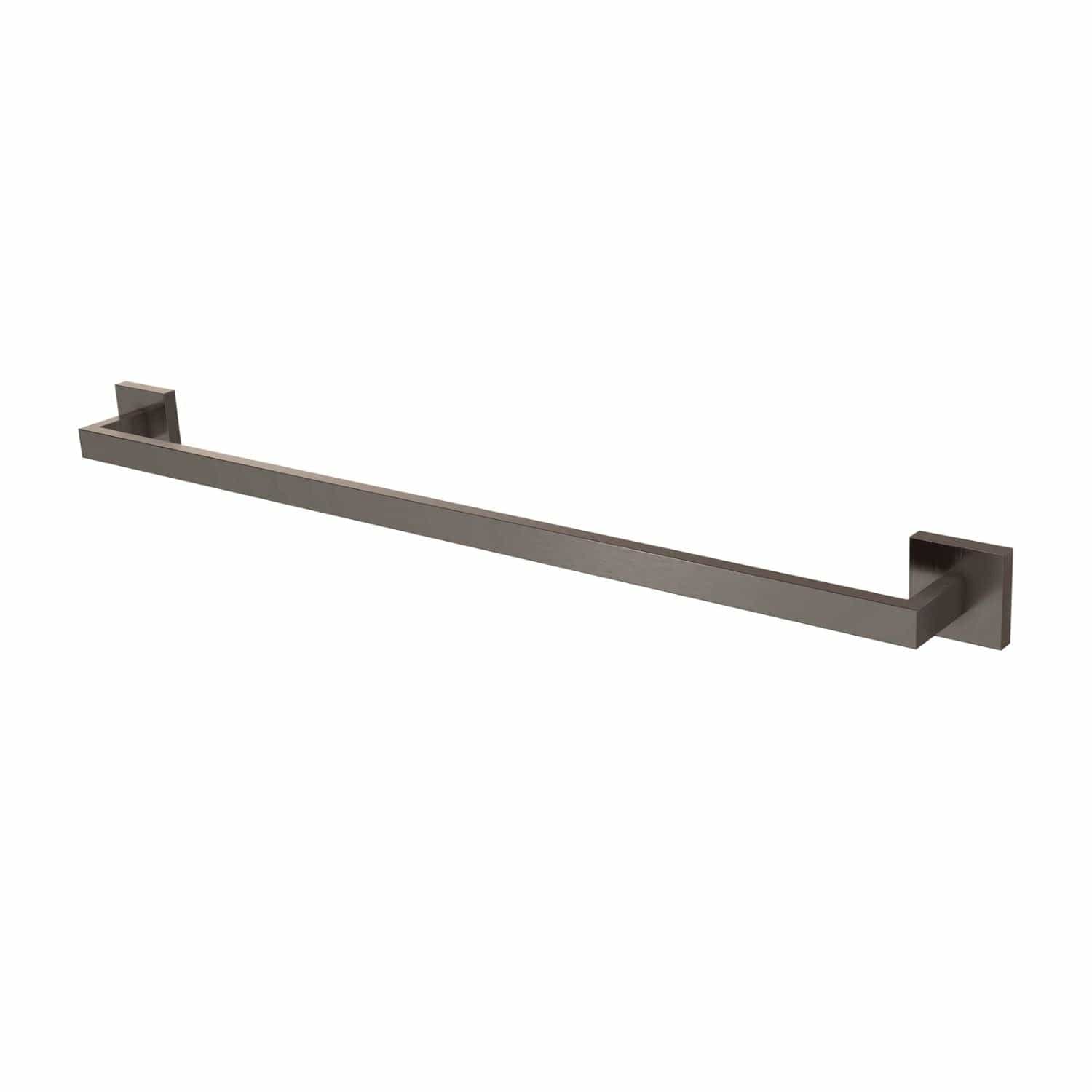 VikingBad Luna Rett Håndklestang Kan limes Børstet grå VikingBad Håndklestang VB-017981-06